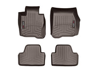 WeatherTech 2014+ BMW 4-Series Front & Rear FloorLiner - Cocoa