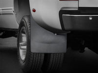 WeatherTech 07-13 GMC Sierra No Drill Mudflaps - Black