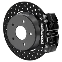 Wilwood 22-24 Polaris RZR Turbo/ Pro R 5-Lug Rear Big Brake Kit - Drilled Rotors Black Powder Coat