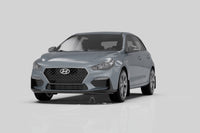 Rally Armor 19-21 Hyundai Elantra GT N Line/i30 Red UR Mud Flap w/Black Logo