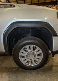 Wehrli 2020+ GMC 2500/3500HD Fender Flare Marker Light Delete Kit w/Logo - Fine Texture Black