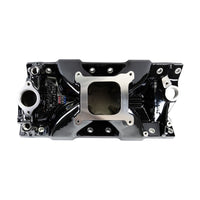 Edelbrock Chevy SB Victor Jr. 23 Degree Black Plasma Intake Manifold