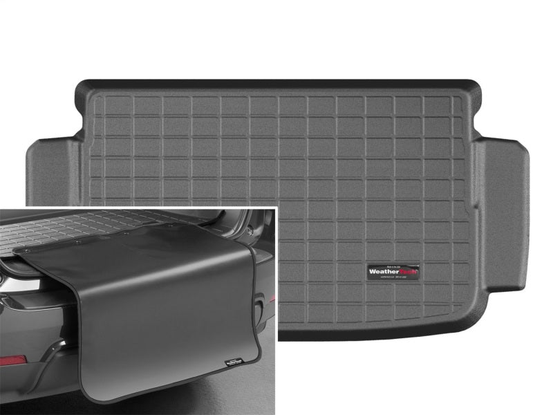 WeatherTech 2017+ Mercedes-Benz SLC-Class Cargo Liner w/ Bumper Protector - Black