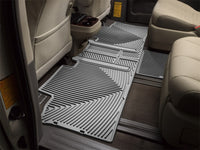 WeatherTech 11+ Toyota Sienna Rear Rubber Mats - Grey