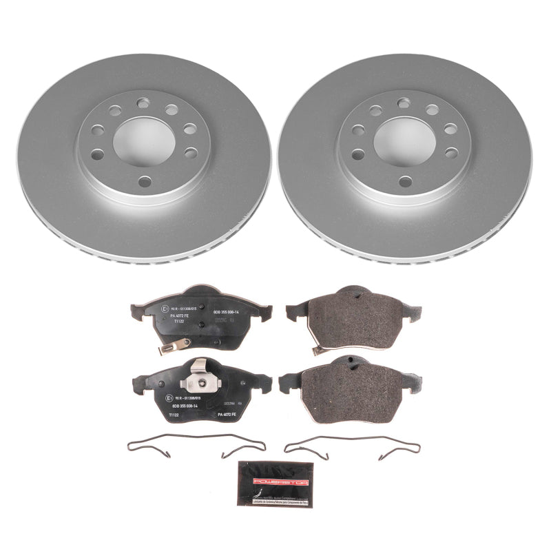 Power Stop 99-03 Saab 9-3 Front Euro-Stop Brake Kit