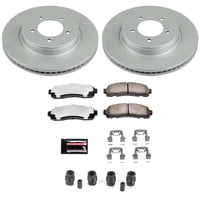 Power Stop 02-05 Ford Explorer Front Z36 Coated Truck & Tow Brake Kit