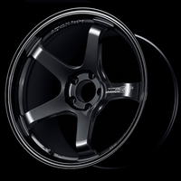 Advan GT Beyond 17x8.5 +45 5x114.3 Racing Titanium Black Wheel