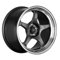 Konig Hyperspec 18x9 5x114.3 ET42 Anthracite Metallic Wheel w/ Mirror Machined Lip (Knurled Bead)