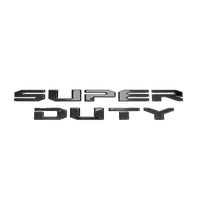 Putco 20-22 Ford Super Duty Letters Tailgate/Rear Ford Lettering Emblems (Stamped/ Black Platinum)