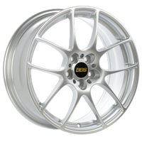 BBS RF 18x8 5x112 ET45 PFS Diamond Silver Wheel -82mm PFS/Clip Req