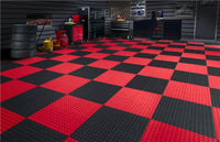 WeatherTech TechFloor - 3in X 12in Tiles(Right Loop) - Grey/Black **Order in Qtys of 10