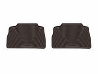 WeatherTech 24-26 BMW X6 Competition 2nd Row Rear All-Weather Floor Mats - Cocoa
