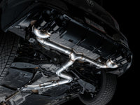 AWE Tuning MK8 Volkswagen Golf R 3in Track Edition Quad Exhaust - Diamond Black Tips