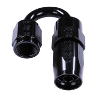 Russell 4AN ProClassic 180 Degree Hose End - Black