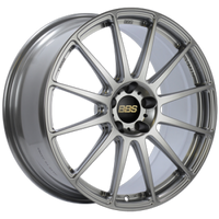 BBS FS 19x10 5x112 ET38 PFS Diamond Silver Wheel -82mm PFS/Clip Req