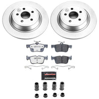 Power Stop 15-21 Ford Edge Rear Z36 Coated Truck & Tow Brake Kit