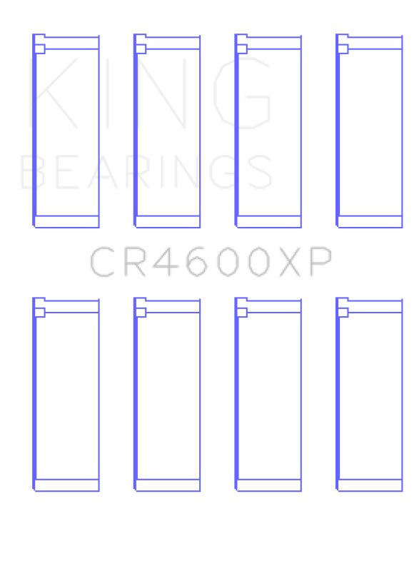 King Engine Bearings Mini (BMW) W11B16 Connecting Rod Bearings - Set of 4 Pairs
