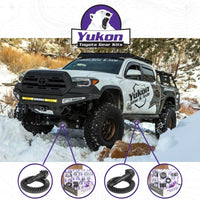 Yukon Gear Ring & Pinion Gear Kit Front & Rear for Toyota 8/7.5R Diff (w/Factory Locker) 4.56 Ratio