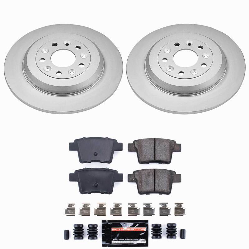 Power Stop 05-07 Ford Five Hundred Rear Z23 Coated Brake Kit