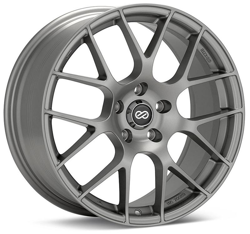 Enkei Raijin 18x8 5x120 32mm Offset 72.6mm Bore Black Wheel (MOQ 40)