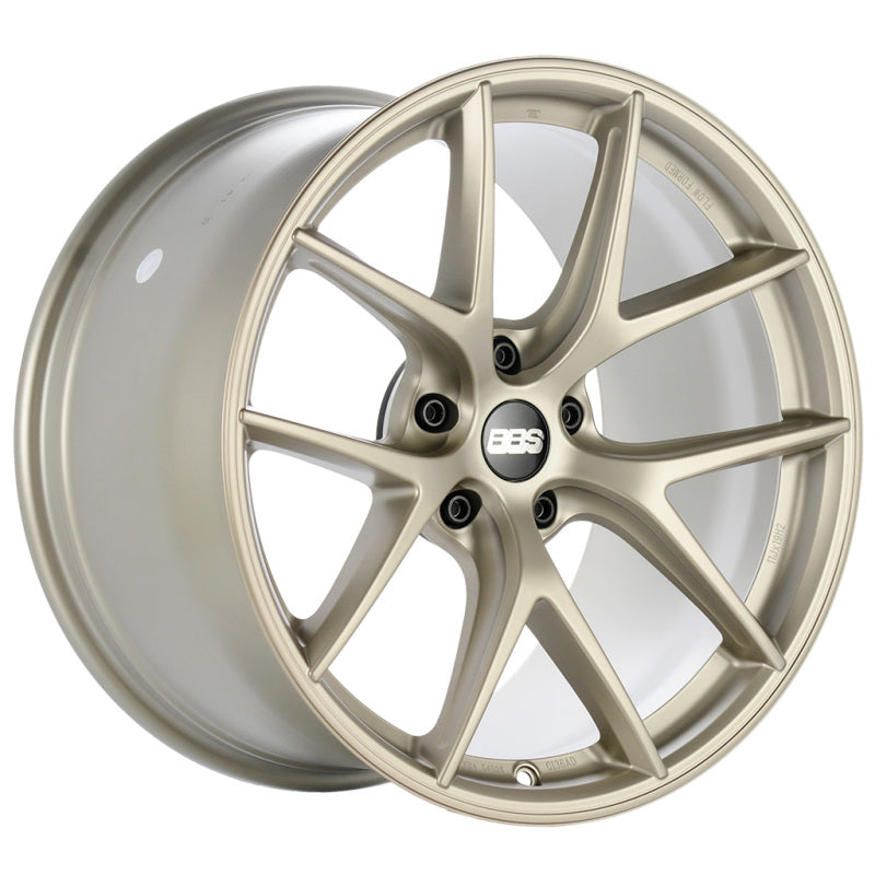 BBS Unlimited CI-R 19x11 ET58.5 (Face 2) Satin White-Gold Wheel