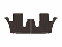 WeatherTech 24-26 Lexus TX 2nd Row Rear All-Weather Floor Mats - Cocoa