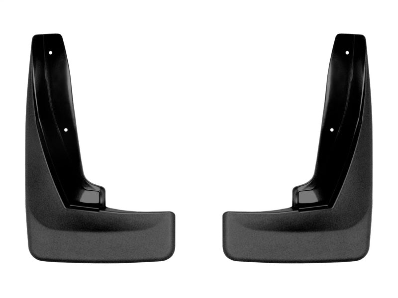 WeatherTech 2018+ Volkswagen Tiguan No Drill Rear MudFlaps - Black (Will Not Fit R-Line)