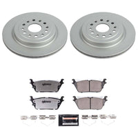 Power Stop 19-25 Ram 1500 Rear Z36 Coated Truck & Tow Brake Kit