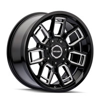 Mayhem 8118 Ordinance 20x9 / 5x127/139.7 BP / 87.1mm Hub Matte Bronze Wheel w/ Milled Spokes