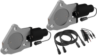 QTP 3in Bolt-On QTEC Dual Electric Cutout Valves - Pair