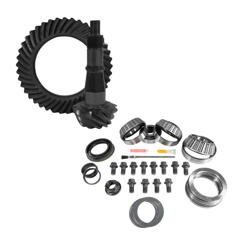 Yukon Gear 9.5in GM 4.11 Rear Ring & Pinion Install Kit Axle Bearings and Seals