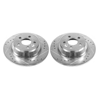 Power Stop 07-11 Volvo S80 Rear Evolution Drilled & Slotted Rotors - Pair