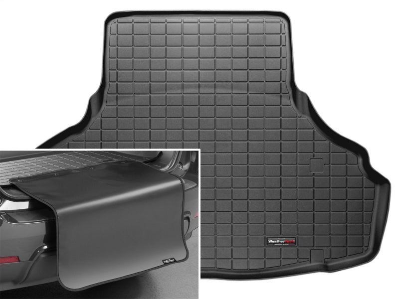 WeatherTech 07-17 Lexus LS Cargo Liner w/ Bumper Protector - Black (Not Designed to Fit LS 600hL)