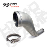 Diamond Eye KIT 4in Downpipe HX40 TURBO-DIRECT FLANGE W/ V-Band CLAMP AL DODGE 94-02
