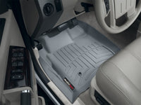 WeatherTech 08-10 Ford F250/F350/F450/F550 Super Duty Super Cab Front FloorLiner - Grey