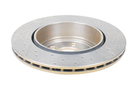 DBA 05-09 Chrysler 300 C Rear Gold Cross Drilled & Slotted KP Street Series Rotor