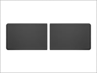 WeatherTech Comfort Mat Connect End Mat 24x36in Woven (2 Qty) - Black