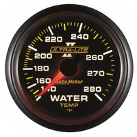 Autometer Ultra-Lite II 52mm 140-280 Deg F Mechanical Water Temp Gauge