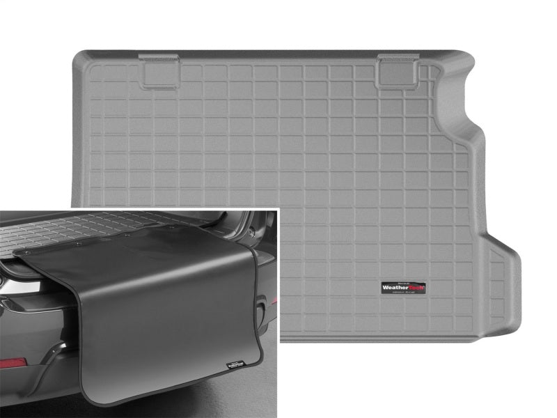WeatherTech 2020+ BMW X3 30e Cargo With Bumper Protector - Grey