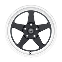 Forgestar D5 Drag 18x5 / 5x120.65 BS / ET-10 / 2.6 Gloss BLK / Diamond Lip 78.1 Bore