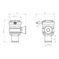 GFB Universal SXV Mini BOV