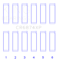 King Engine Bearings Subaru EZ30/EZ30D (Size .025 Oversized) Performance Rod Bearing Set