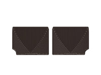 WeatherTech 10-15 Chevrolet Equinox Rear Rubber Mats - Cocoa