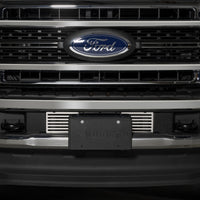 Putco 23-24 Ford F250/F350 Super Duty Bar Design Bumper Grille Inserts - Polished SS
