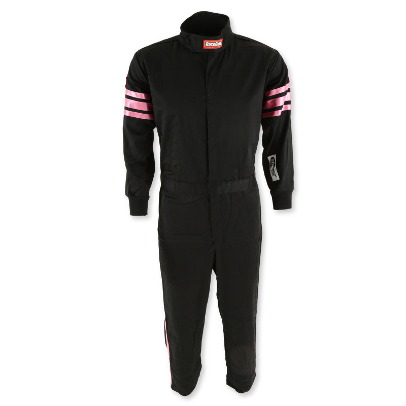 RaceQuip Pink Trim SFI-1 JR. Suit - Kids XXL