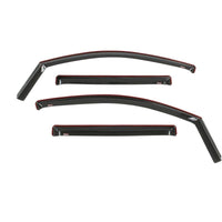 Westin 2016-2018 Nissan Titan XD/Titan In-Channel Wind Deflector 4pc - Smoke