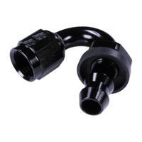 Russell 6AN Twist-Lok 150 Degree Hose End - Black