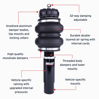 Air Lift Performance 09-16 Audi A4 Quattro & FWD S4/RS4 Front Air Suspension Kit