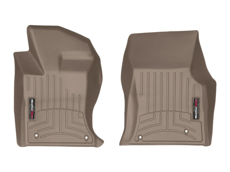 WeatherTech 2017+ Jaguar XE Front FloorLiner - Tan (AWD Only)