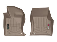 WeatherTech 2017+ Jaguar XE Front FloorLiner - Tan (AWD Only)